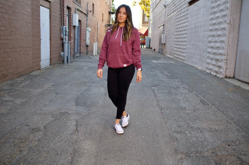Adventure Hoodie (Burgundy) Peak Athleisure
