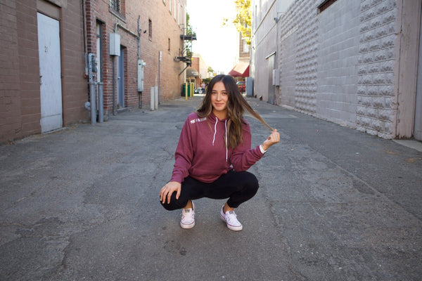 Adventure Hoodie (Burgundy) Peak Athleisure