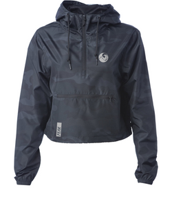 Daily Cropped Windbreaker  (Night Camo) Peak Athleisure