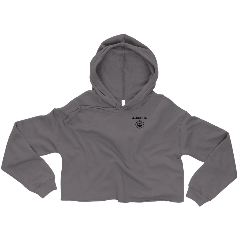 Comfort Cropped Hoodie (Storm) American Fitness Culture