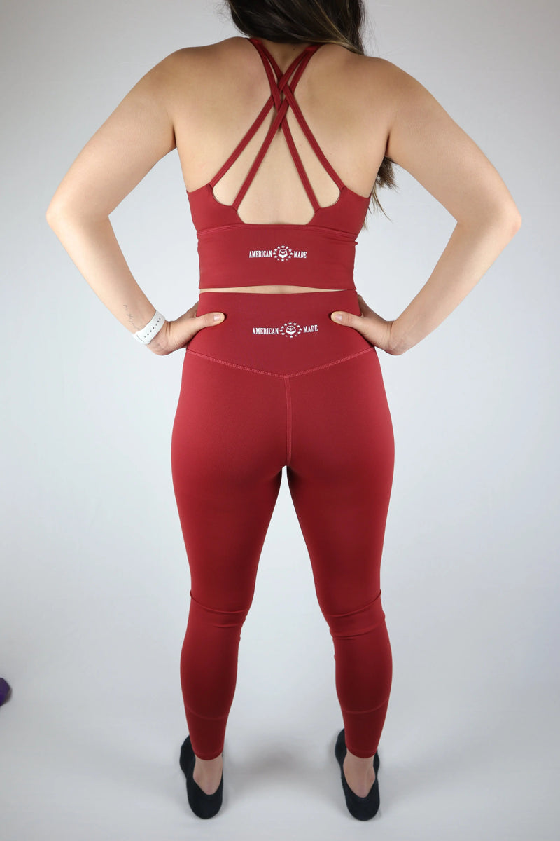 Freedom Top (Crimson) American Fitness Culture