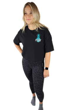 Jersey Cropped Tee (Night) Peak Athleisure