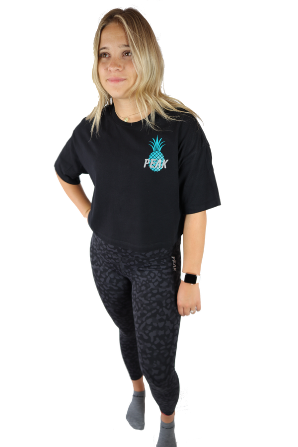 Jersey Cropped Tee (Night) Peak Athleisure