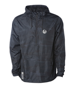 Daily 3/4 zip Windbreaker (Night Camo) Peak Athleisure