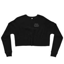 Cropped Crew (Black-Out) Peak Athleisure