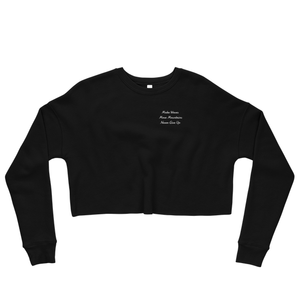 Cropped Crew (Black-Out) Peak Athleisure