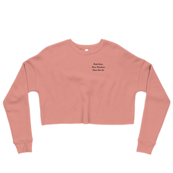 Cropped Crew (Mauve) Peak Athleisure