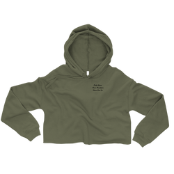 Cropped Hoodie (Army Green) Peak Athleisure